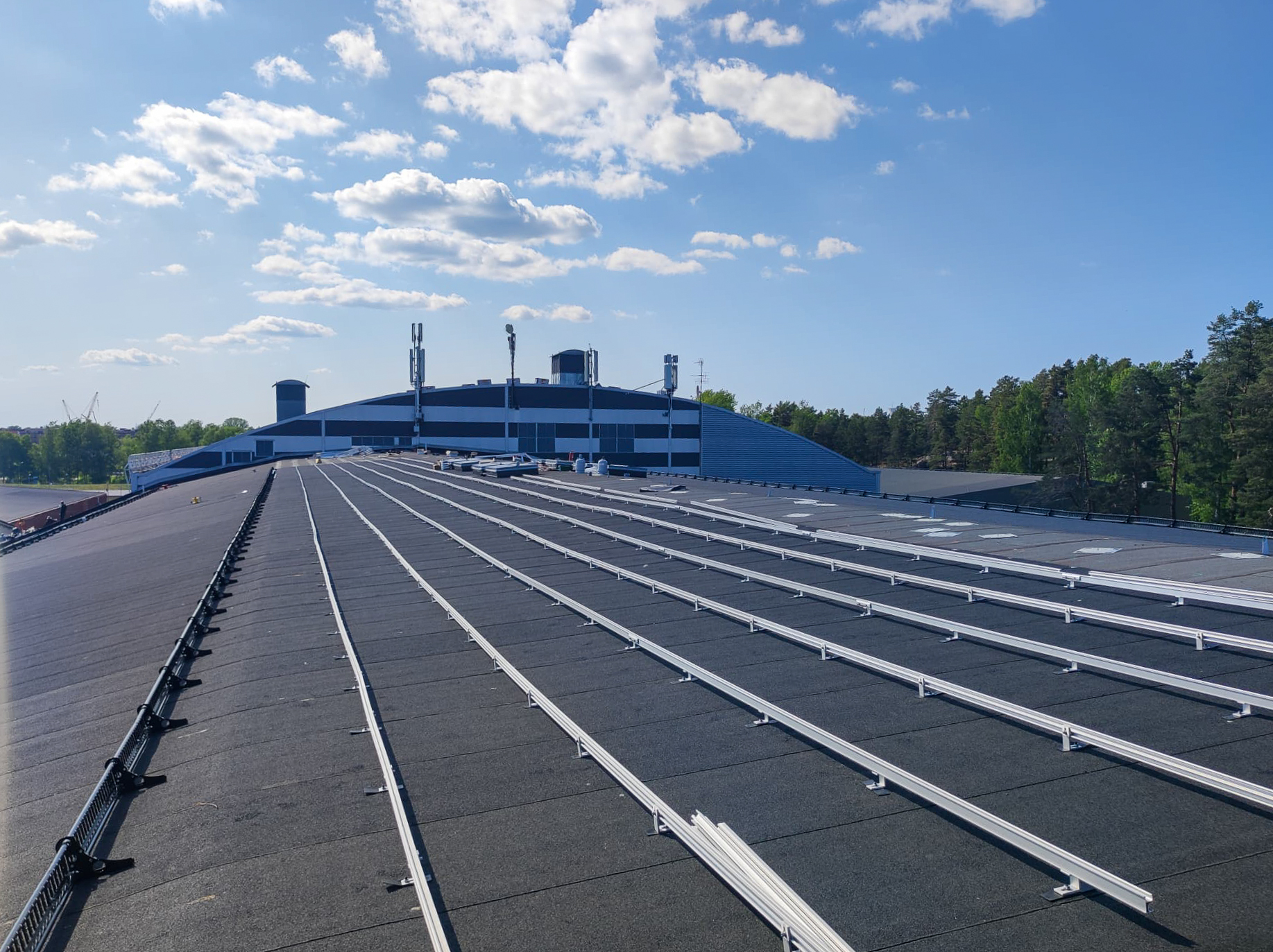 Rosvalla Nyköpings arenor solceller
